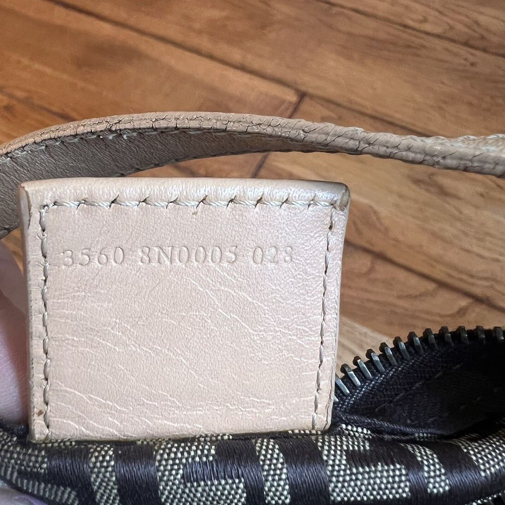 1990s Vintage FENDI  Zucchino Jacquard Mini Pouch Bag - Picture 13 of 13